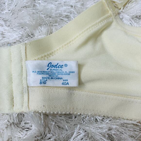 Jodee Cream 40A Surgical Bra Style 810 - Picture 6 of 8